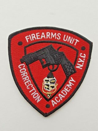 Nypd York City Firearms Unit Correction Academy Patch