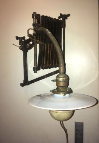 W.  D.  Allison Company Lamp Industrial Scissor 1909 Pat.  For Restore Repair Museum