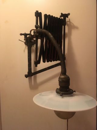 W.  D.  Allison Company Lamp Industrial Scissor 1909 Pat.  For Restore Repair Museum 9