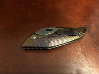 Mick Strider Custom SJ75 Framelock Knife Anodized Titanium (4” Blade) 6