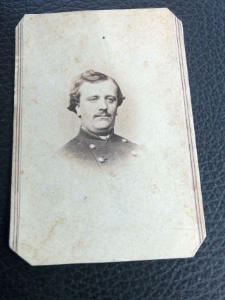 Civil War Cdv Of Union Officer - Mathew Brady,  Ny Backmark
