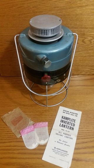 Kamplite Inverted Gas Lantern 1l - 11a - Agm - Ultra Rare Color - Custom Box -