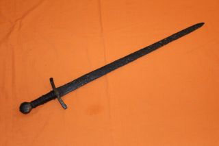 1703 - Excavated 14th Century 1380 - 1420 Knights Crusaders Sword