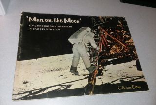 Vintage Apollo 11 “man On The Moon” 1969 Collectors Edition Photo Book Galina Vg