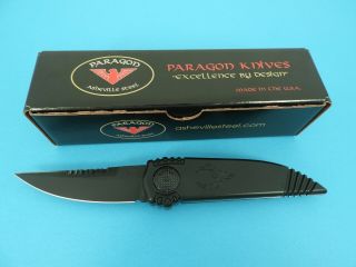 Paragon Ashville Steel Black Phoenix Dp - B - Cb - St Unique Folding Knife
