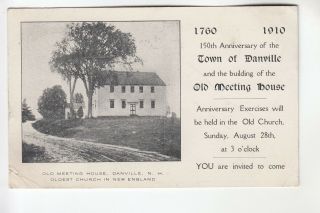 150th Anniversary Old Meeting House Danville Nh