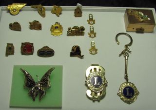 Lions Club International Pins Pendants Key Chain Money Clip Title Tab 701 - 980e