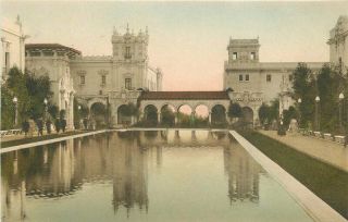 La Espajada Mirror Pool Panama 1915 San Diego California Exposition 5941