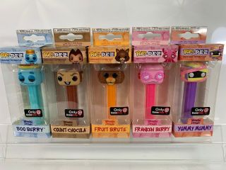 Funko Pop Pez Monster Cereal Set Of 5 Gamestop Mystery Box Exclusives Rare