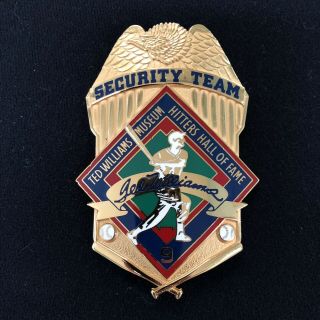 Ted Williams Hitters Hof Security Badge 1 (of 50)