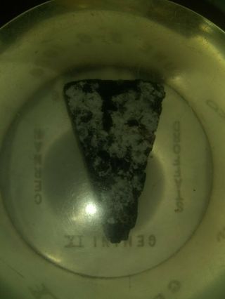 Gemini IX heat shield fragment in lucite 2