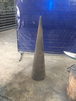 Blacksmith Cone Mandrel,  48”H 12” Diameter Base 2