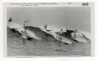 San Clemente,  California,  Orange County,  Surfing,  Surf Riders,  John Ball Rppc
