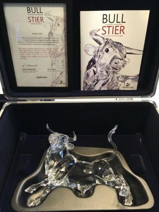 Swarovski 2004 Bull Limited Edition with Case and Certificate 628483 11