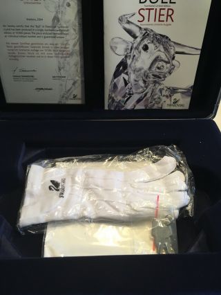 Swarovski 2004 Bull Limited Edition with Case and Certificate 628483 12