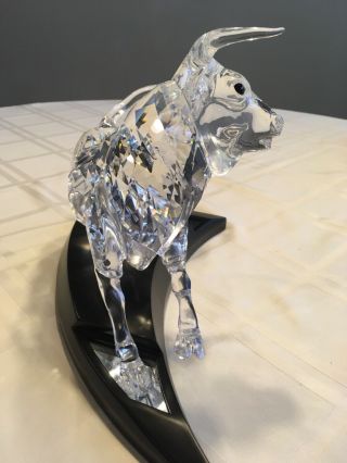 Swarovski 2004 Bull Limited Edition with Case and Certificate 628483 7