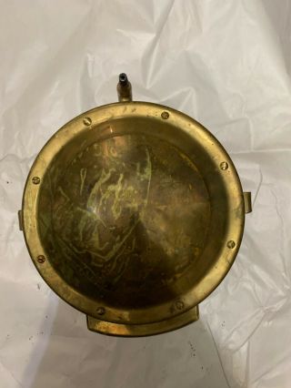 7 1/2  diameter Rushmore headlamps,  acetylene or carbide all brass 6