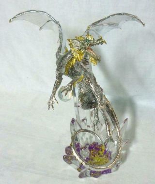 Franklin Crystal Dragon Figurine Sculpture