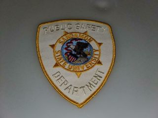 Public Safety Department Shoulder Patch Sangamon State University Illinois