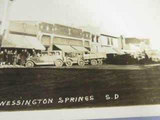 RPPC Wessington Springs South Dakota Main Street / Circa 1930 2