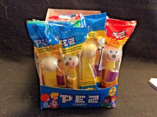 Pez Jack In The Box Counter Display Of 24 Twenty Four Dispensers