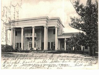 Atlanta Sutherland Home Of General John B Gordon 1906 Ga