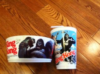 Vintage King Kong 1976 Dino De Laurentiis Decorative /bowl/cup (rare Look)