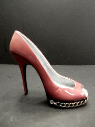 Just The Right Shoe By Raine 2008 " Work It " Open Toed Stiletto Euc