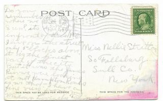DB postcard 1912,  US post office and customs house,  Newport News,  VA 2