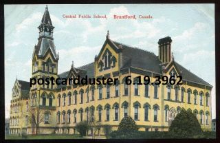 3962 - Brantford Ontario 1910s Central Public School