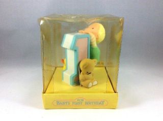 [hallmark Keepsake] Candle Holder : For Baby’s First Birthday : Cdb8364