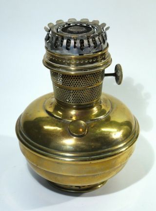 Antique Brass Aladdin Kerosene Hanging Oil Lamp.