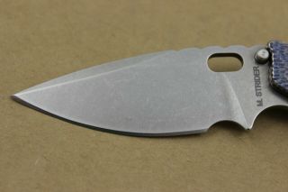 STRIDER KNIVES GEN 3 PT SMALL POCKET FOLDING KNIFE W/ MODIFIED FINISH S30V BLADE 2