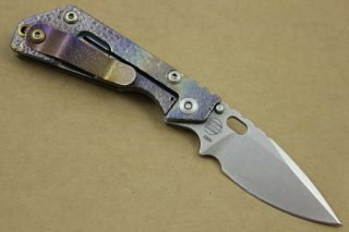 STRIDER KNIVES GEN 3 PT SMALL POCKET FOLDING KNIFE W/ MODIFIED FINISH S30V BLADE 4