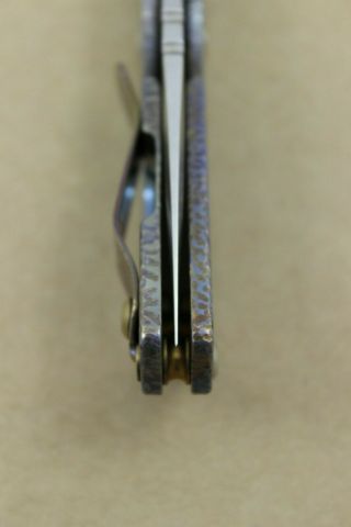 STRIDER KNIVES GEN 3 PT SMALL POCKET FOLDING KNIFE W/ MODIFIED FINISH S30V BLADE 9