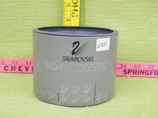 Swarovski Silver Crystal Wolf Empty Box Only