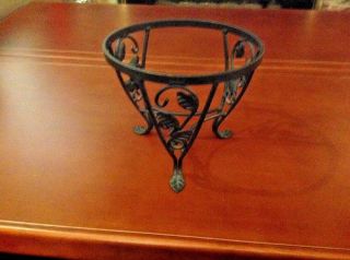 Longaberger Flora Wrought Iron Small Plant Stand For Flora Basket