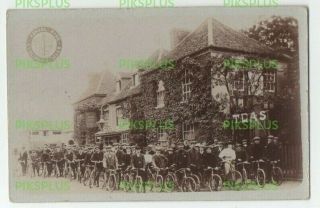 Old Pub Postcard The Berkeley Arms Hotel Cranford Middlesex Real Photo 1904 - 10