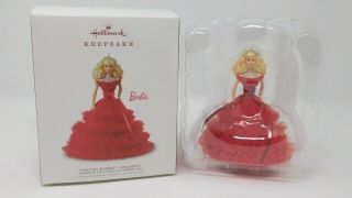 Hallmark Keepsake Ornament 2018 Holiday Barbie 4 in series 2
