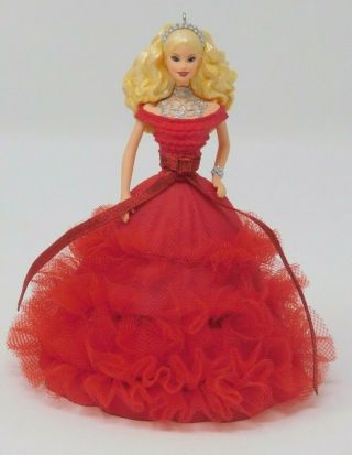 Hallmark Keepsake Ornament 2018 Holiday Barbie 4 in series 3