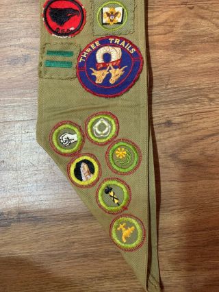 Boy Scout Merit Badge Sash 1950’s Boy Scout 4