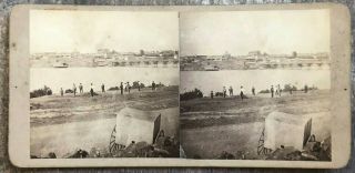 1860s Victoria B.  C.  Canada Stereoview Birdseye View Of Victoria By R Maynard