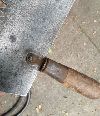 Antique Disston No.  2 Two Man Crosscut Logging Saw 5 Foot Blade 1896 - 1917 Rare? 7