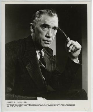 Yousuf Karsh Vintage Robert E.  Sherwood Portrait 1951 Press Photo