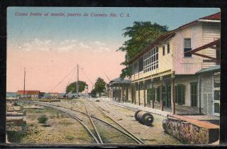 El Salvador Port Of Corinto Railroad Tracks 1933 L21