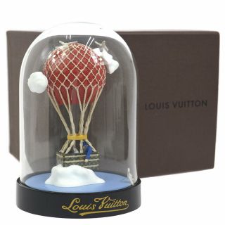 Auth Louis Vuitton 2013 Novelty Vip Limited Snow Dome Pigeon Balloon T04509