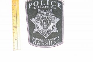 Ga: Tallapoosa Police Haralson County Marshal Crime Suppression Unit Patch