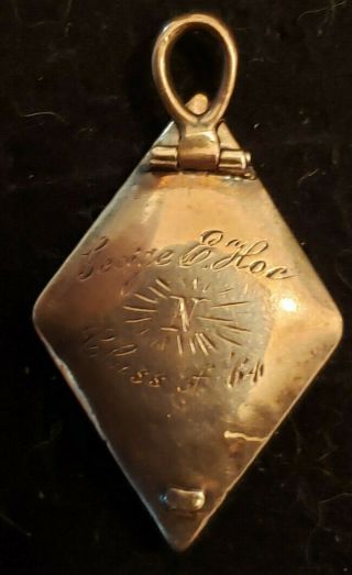 1864 Delta Kappa Epsilon Badge - 3.  64 Grams - Nu Chapter - Ships 4
