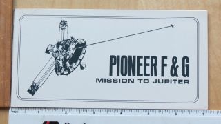 Small Pioneer F&g Mission To Jupiter Book Mission And Project Management