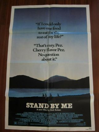 Stand By Me Movie Poster Cherry Flavor Pez For The Rest Of My Life